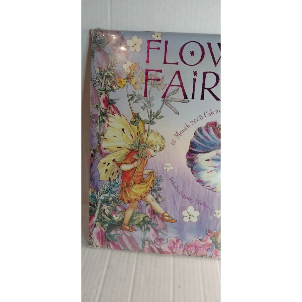 Whimsycal Fairycore collectible Flower Fairies 16Month 2008 Calendar Cicely Mary